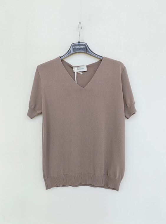 Maglia maniche corte scollo V