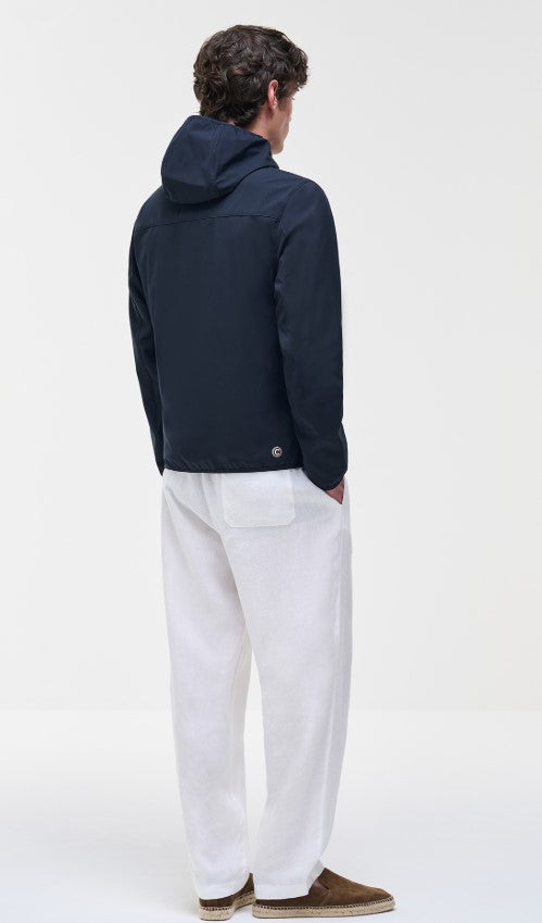 Giacca in softshell con cappuccio colmar