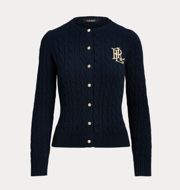CARDIGAN IN COTONE A TRECCE
