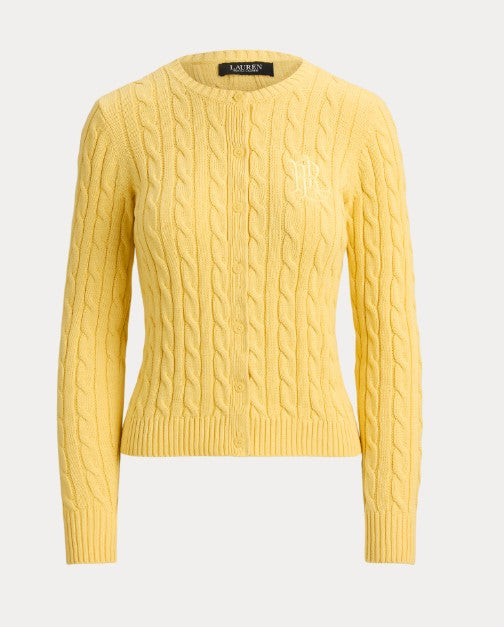 CARDIGAN IN COTONE A TRECCE