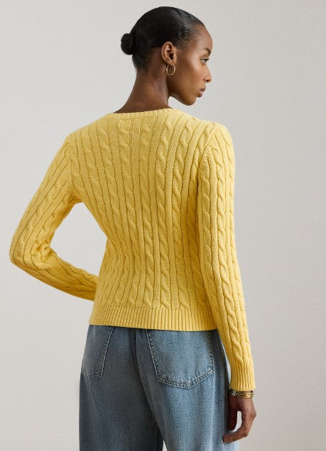 CARDIGAN IN COTONE A TRECCE