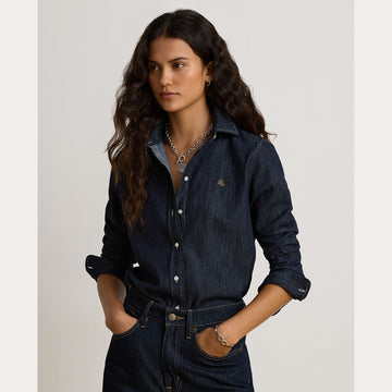 CAMICIA IN JEANS DALLA VESTIBILITÀ CLASSICA