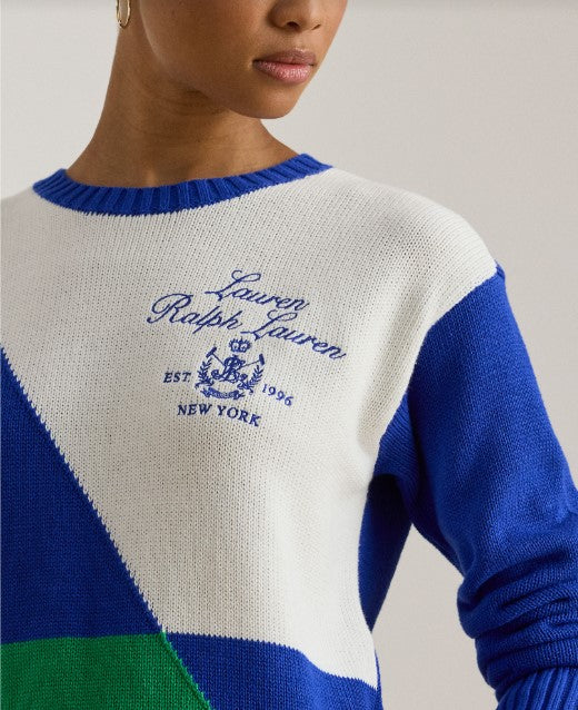maglione in cotone pettinato