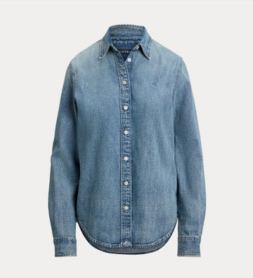 CAMICIA IN DENIM DAL VESTIBILITÀ CLASSICA