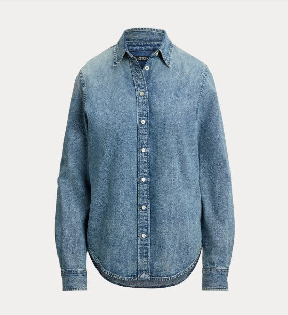 CAMICIA IN DENIM DAL VESTIBILITÀ CLASSICA