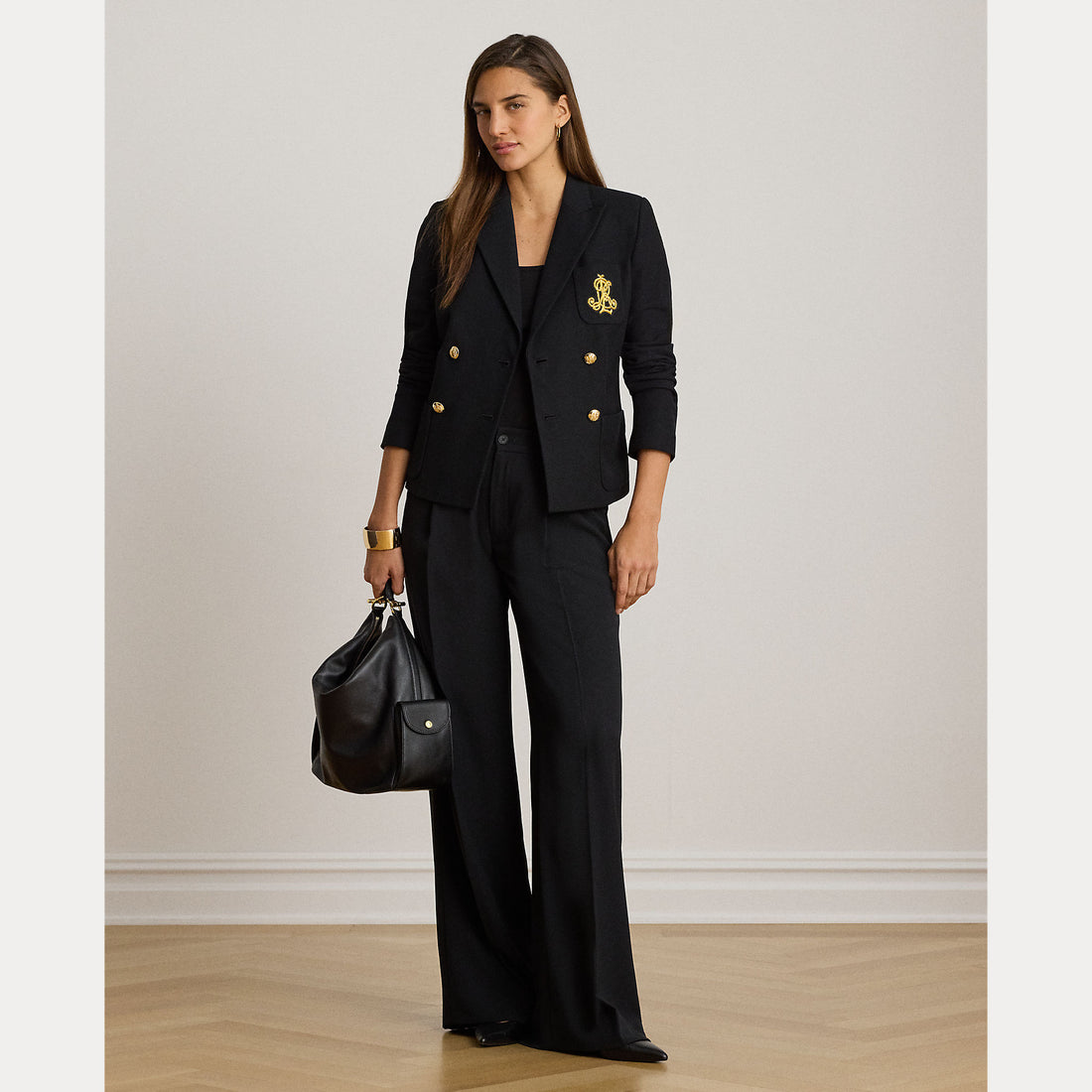 BLAZER DOPPIO PETTO IN PIQUÉ ELASTICIZZATO
