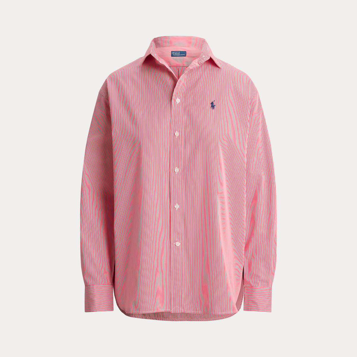 CAMICIA IN COTONE A RIGHE DAL VESTIBILITÀ RILASSATA