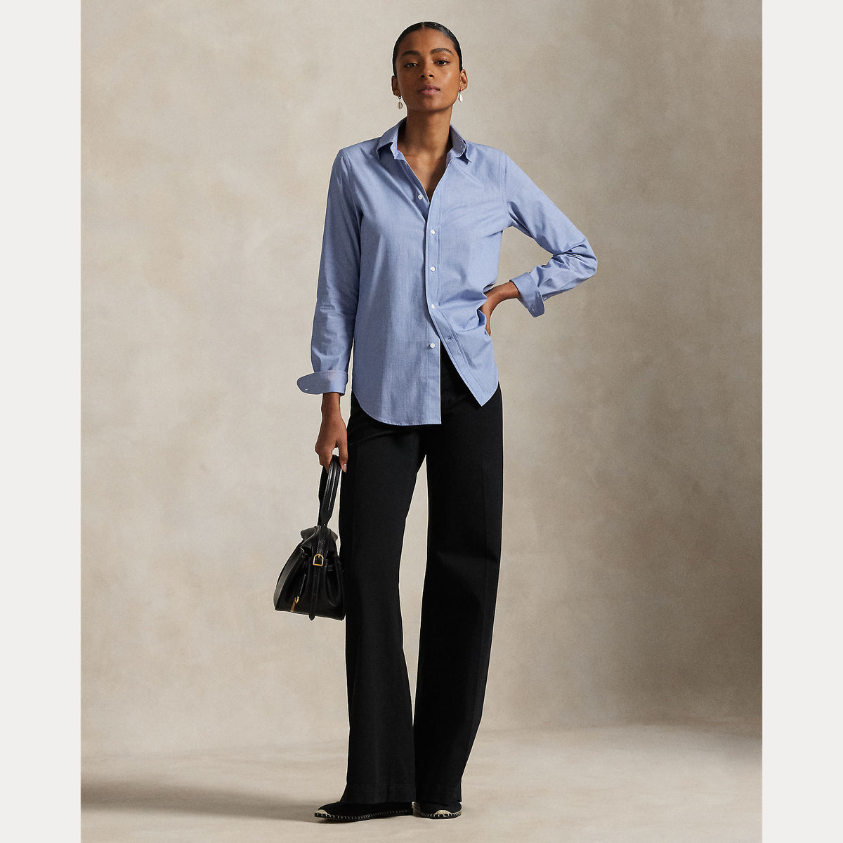 CAMICIA IN COTONE ELASTICIZZATO SLIM FIT