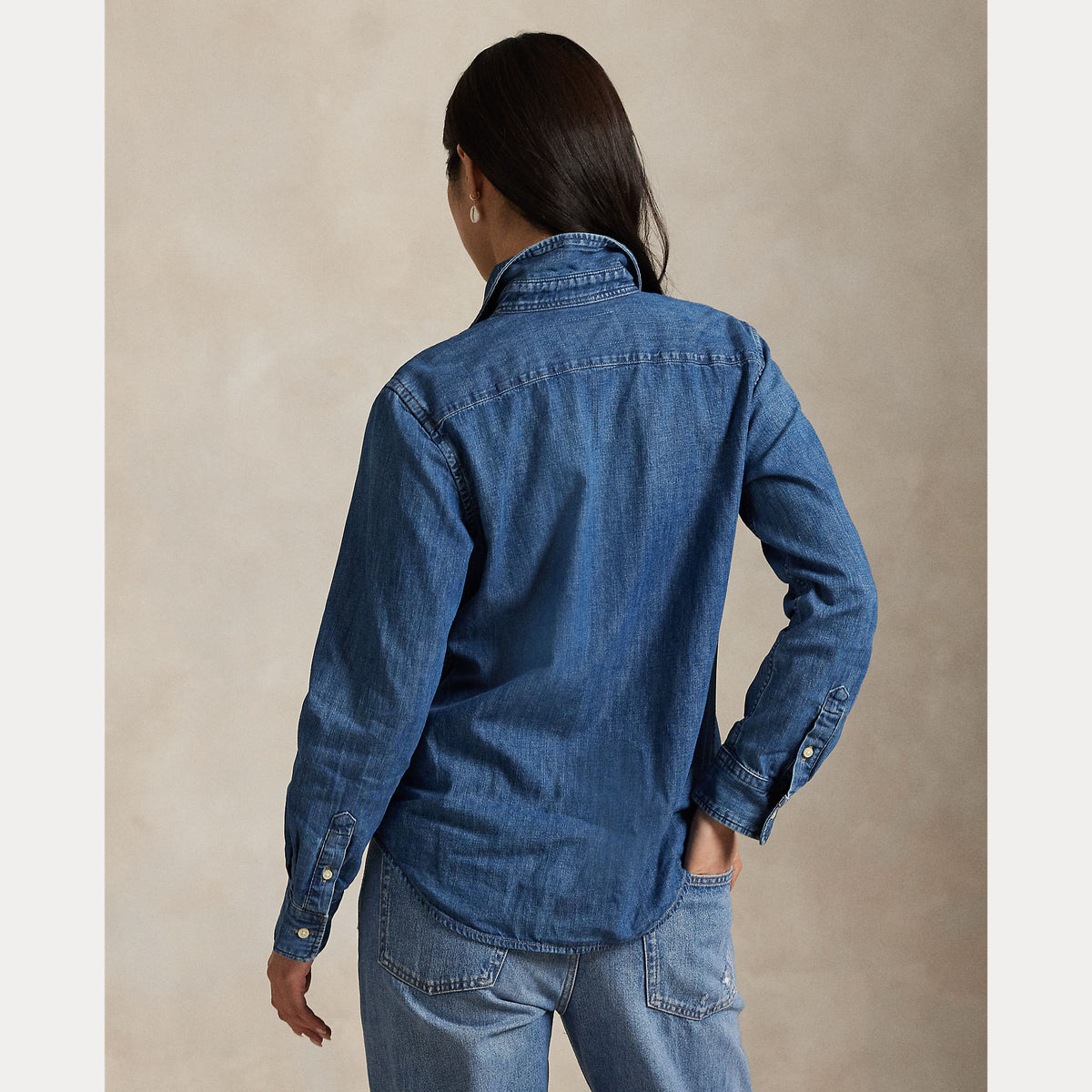 CAMICIA IN DENIM SLIM FIT