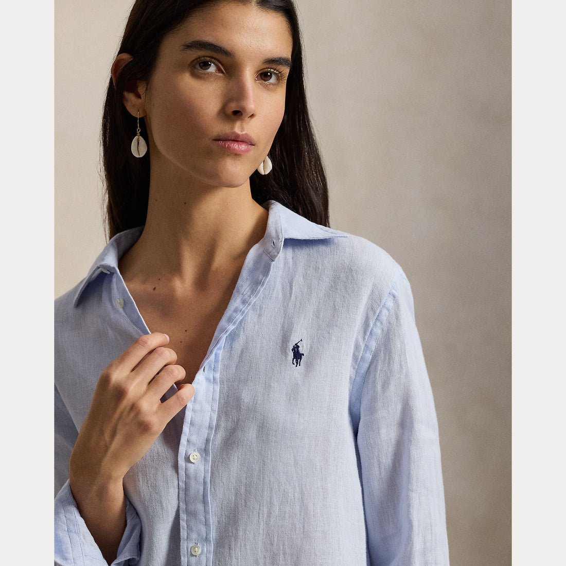 CAMICIA IN LINO VESTIBILITÀ CLASSICA
