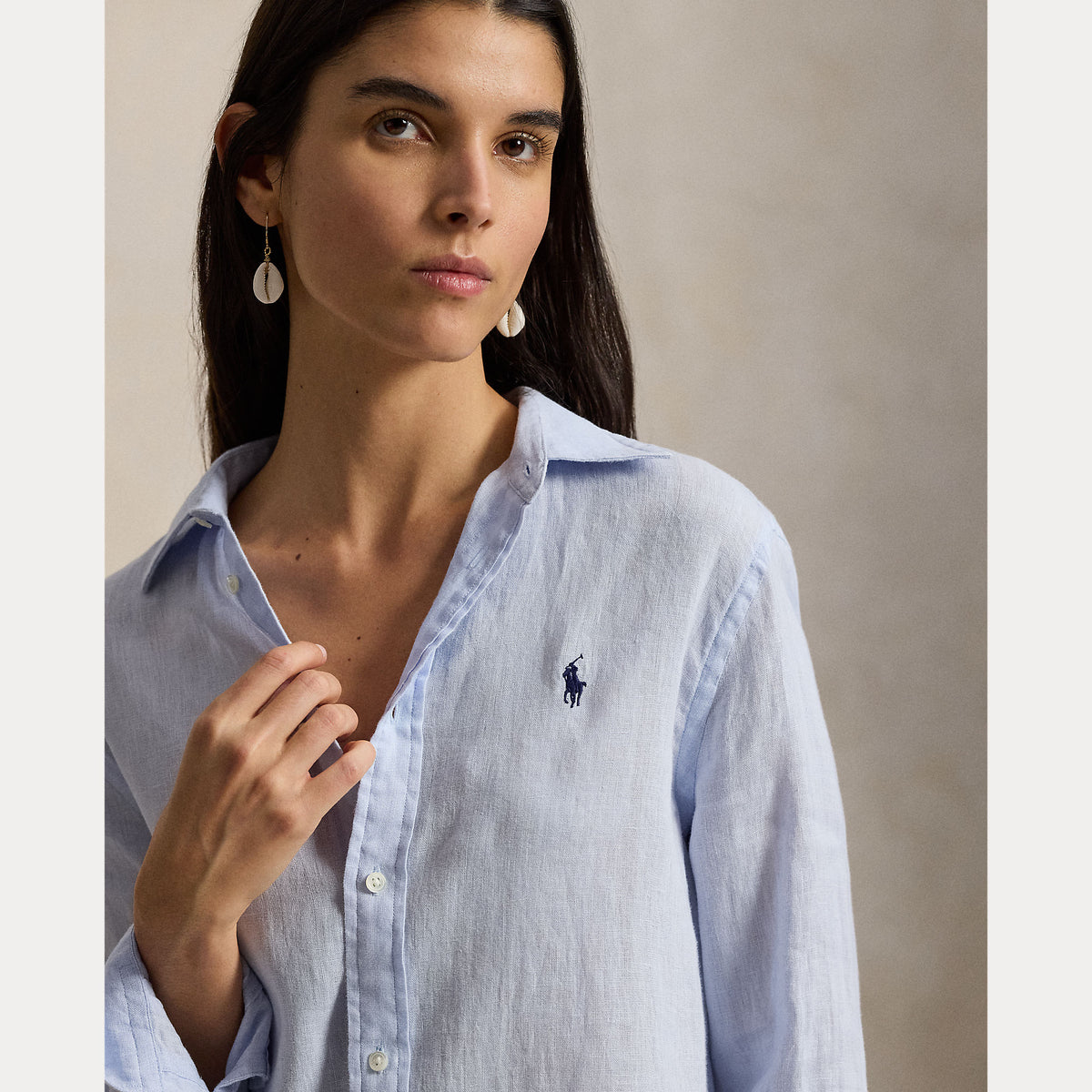 CAMICIA IN LINO VESTIBILITÀ CLASSICA