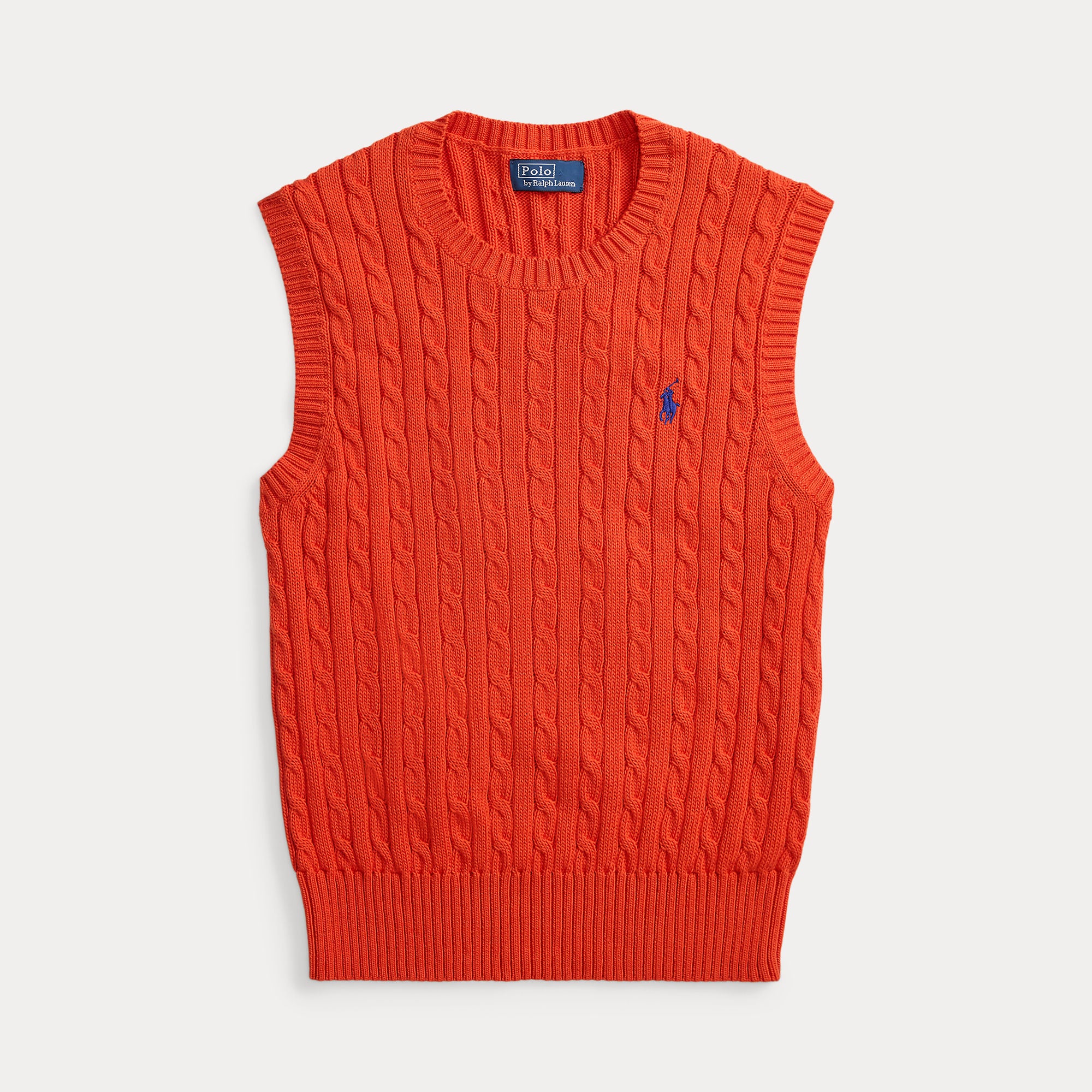 GILET IN COTONE A TRECCE