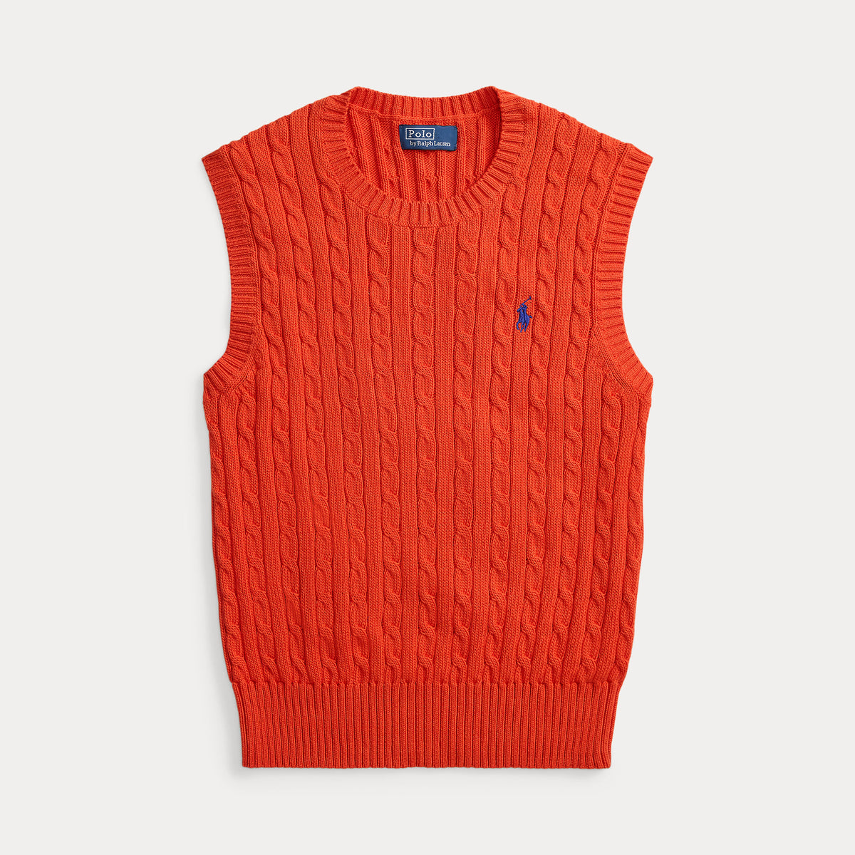 GILET IN COTONE A TRECCE