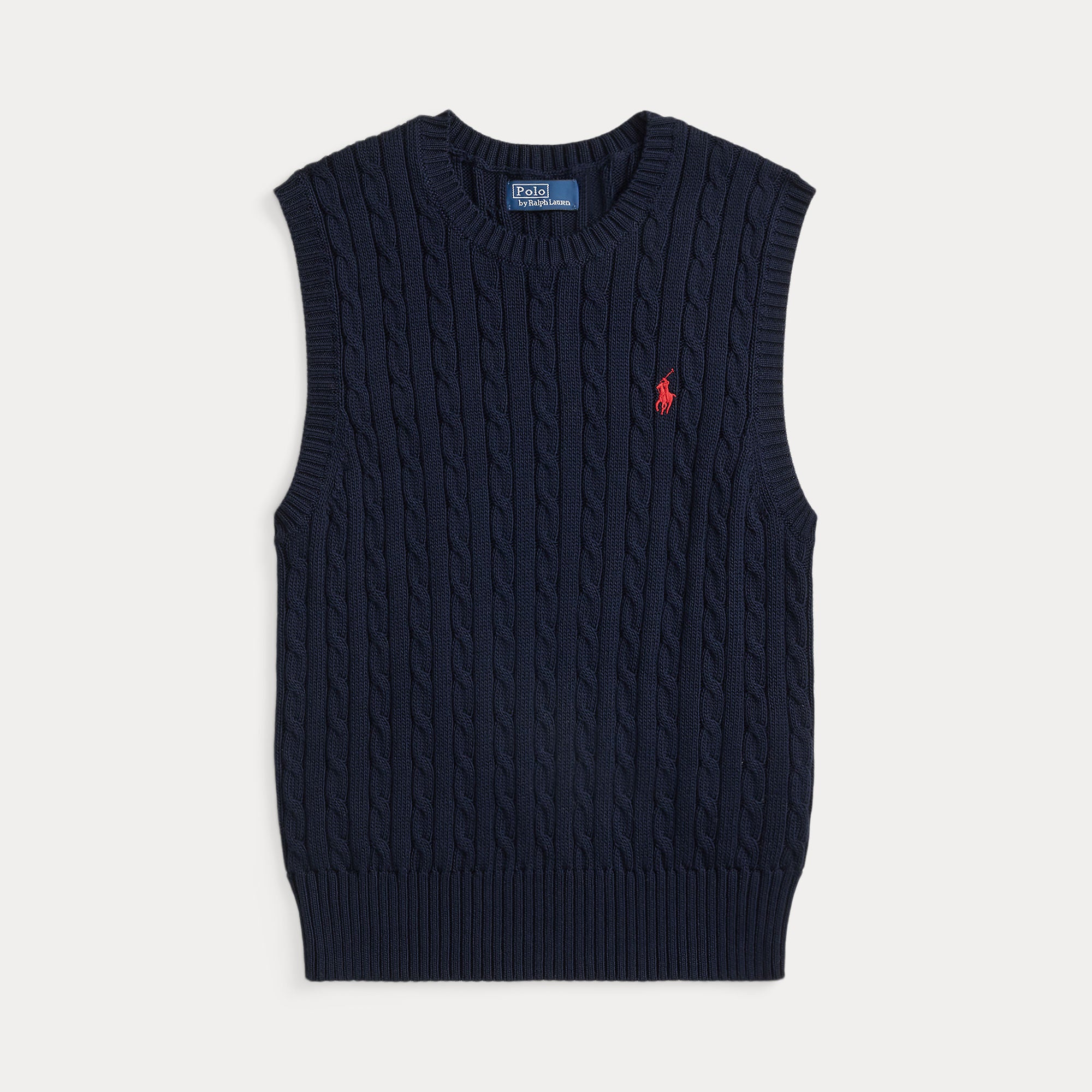 GILET IN COTONE A TRECCE