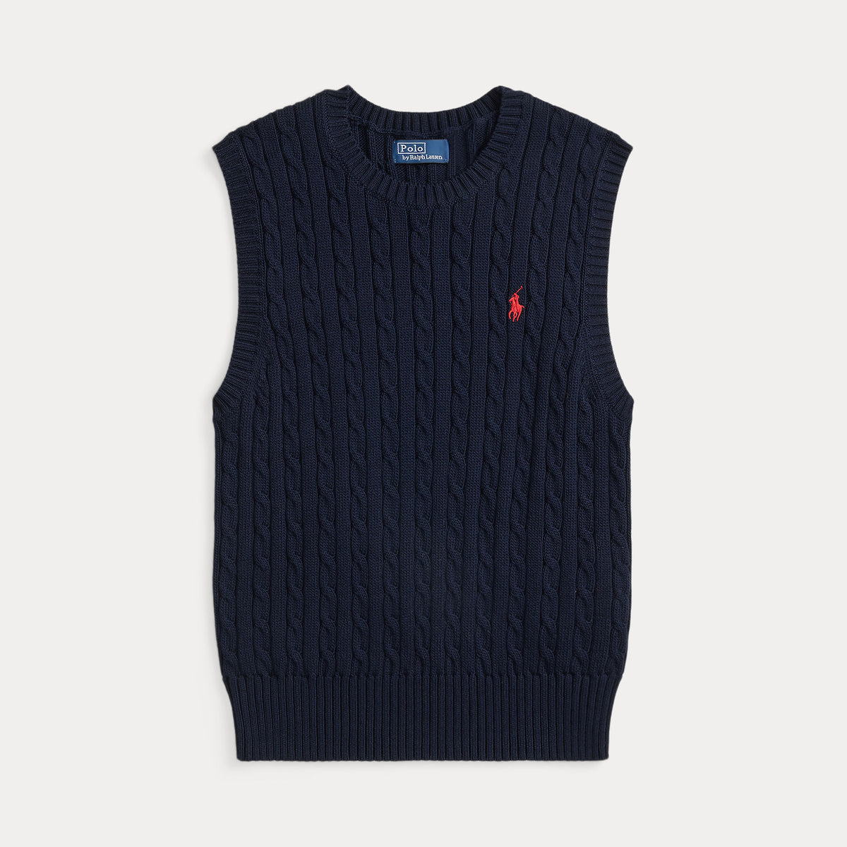 GILET IN COTONE A TRECCE