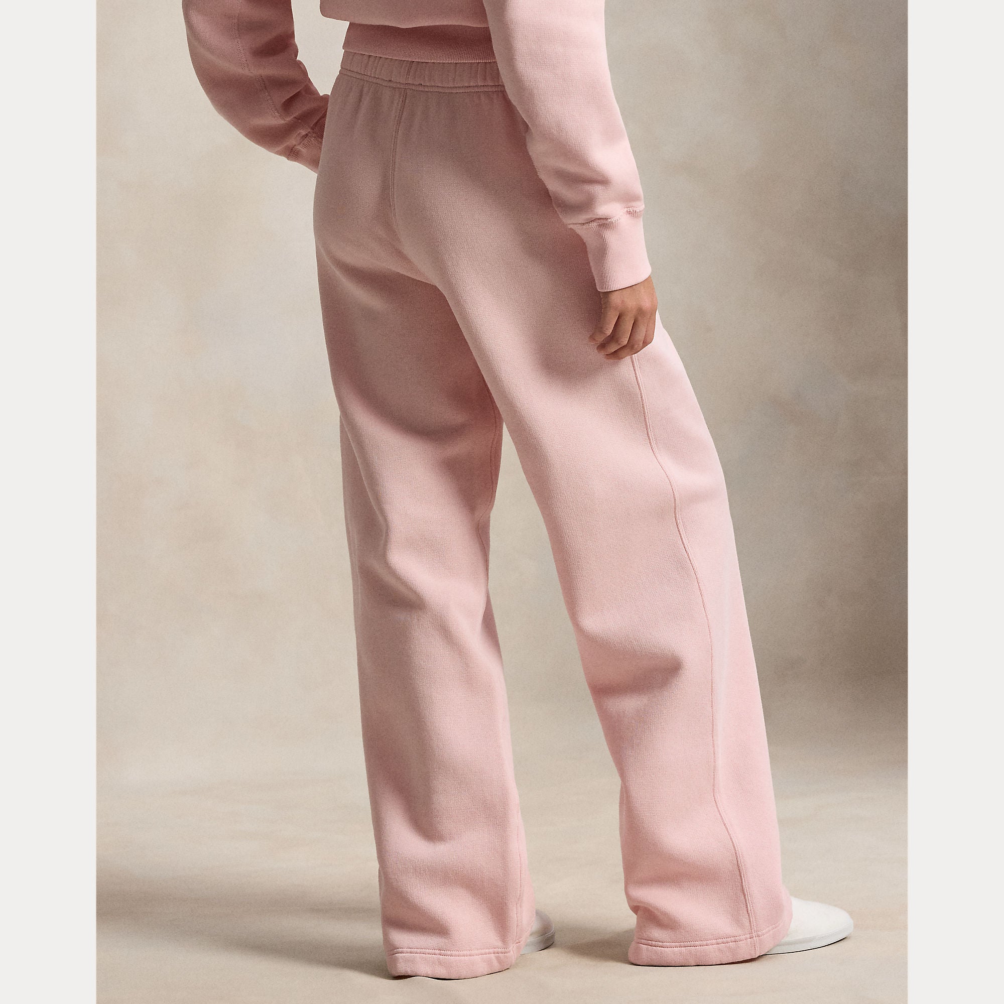 PANTALONI DELLA TUTA IN PILE CON COULISSE A GAMBA LARGA
