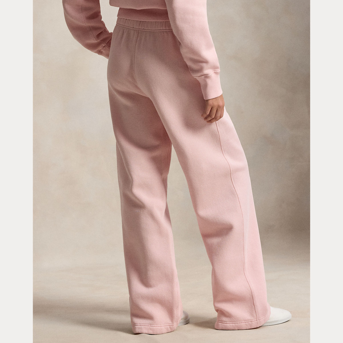 PANTALONI DELLA TUTA IN PILE CON COULISSE A GAMBA LARGA