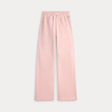 PANTALONI DELLA TUTA IN PILE CON COULISSE A GAMBA LARGA