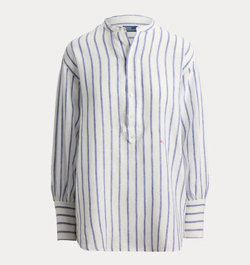CAMICIA IN LINO A RIGHE