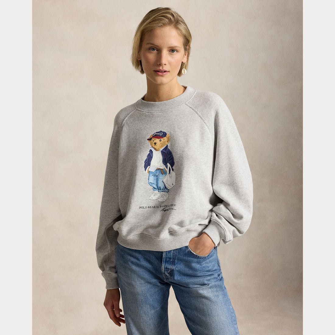FELPA  GIROCOLLO IN PILE LEGGERO POLO BEAR