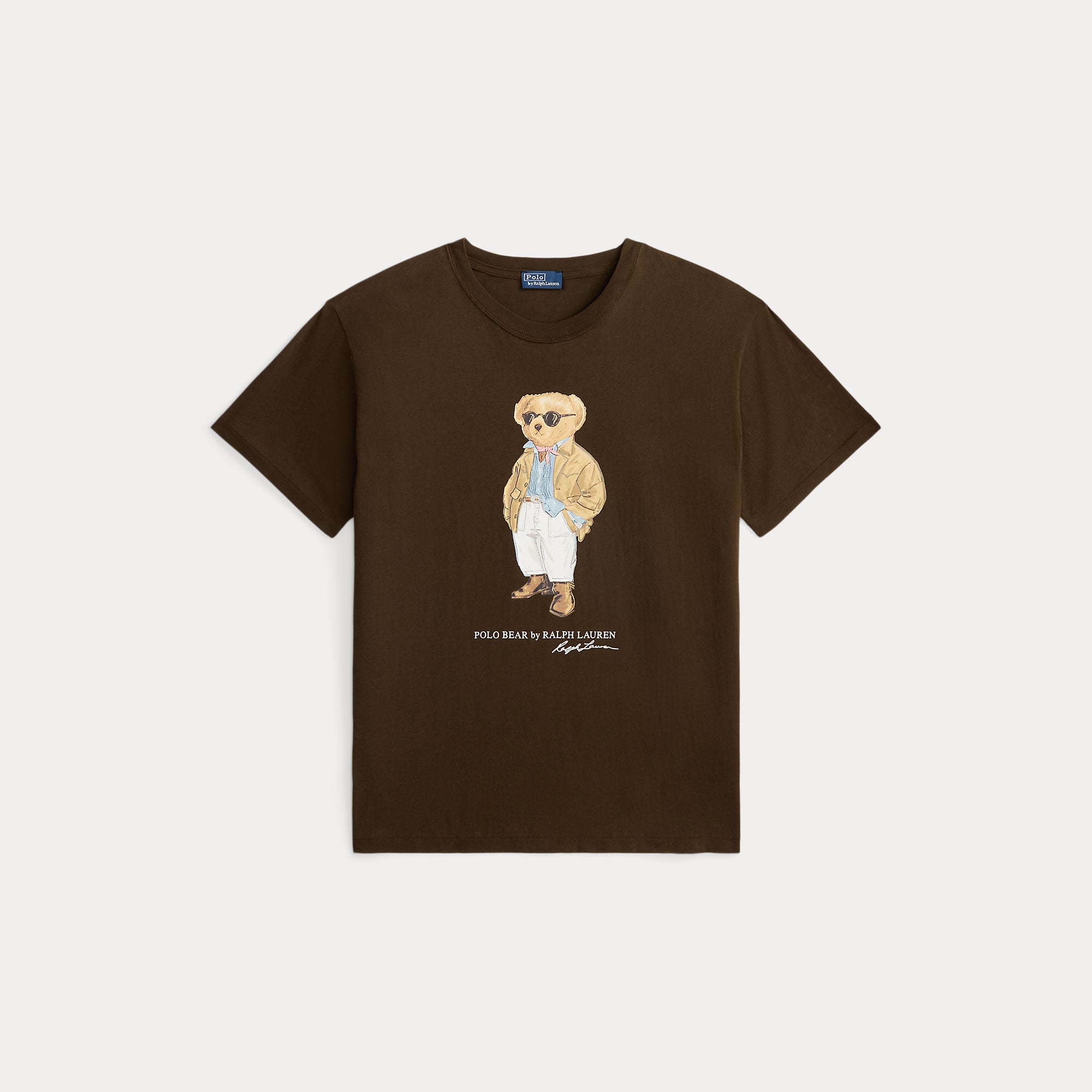 T-SHIRT IN JERSEY DI COTONE CON L'ORSO POLO