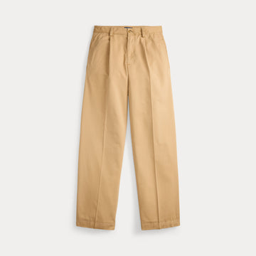 PANTALONI MORBDI IN MISTO COTONE CON PIEGHE