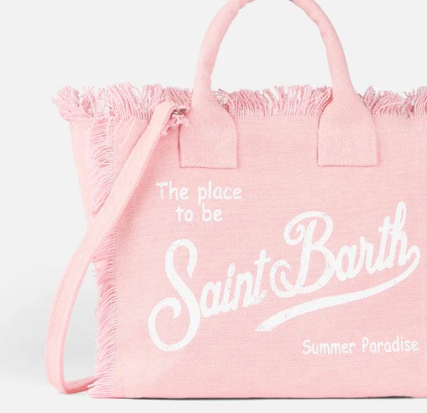 Borsa Colette in canvas di cotone rosa