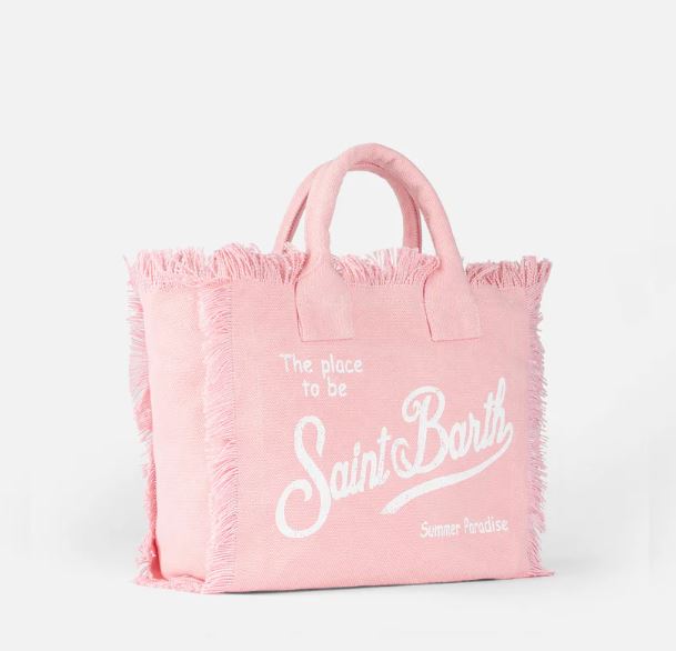 Borsa Colette in canvas di cotone rosa