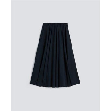 GONNA IN POPELINE COTONE E NYLON STRETCH