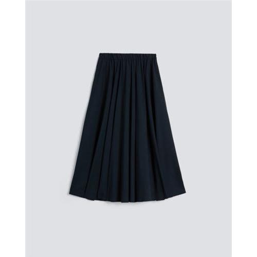 GONNA IN POPELINE COTONE E NYLON STRETCH