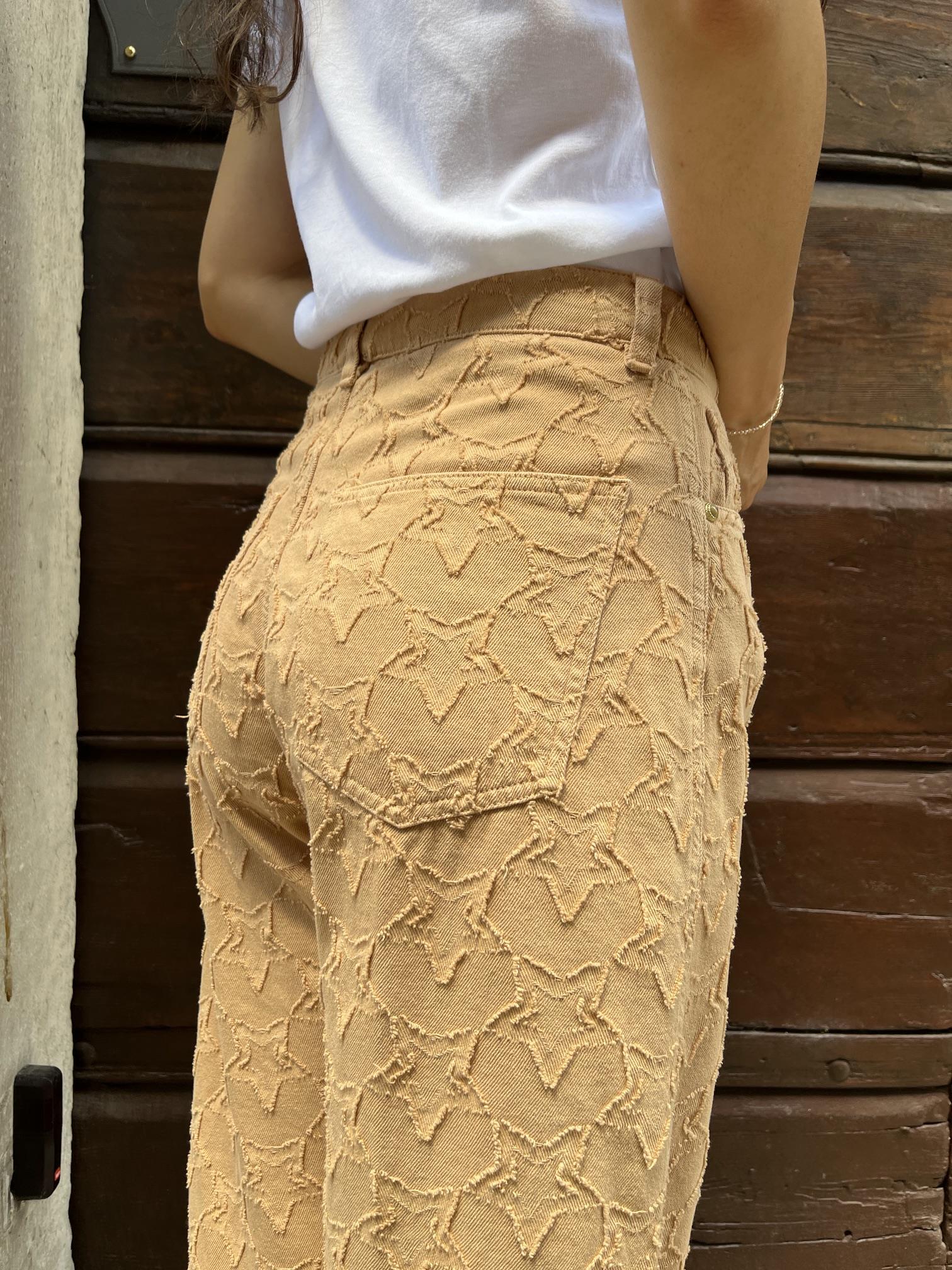 Pantalone Isabel stelle all over effetto strappo