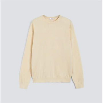 MAGLIA GIROCOLLO A MANICHE LUNGHE IN MISTO COTONE, SETA E LINO