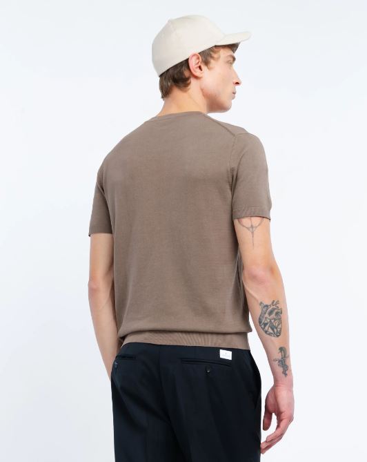 t-shirt in maglia di cotone