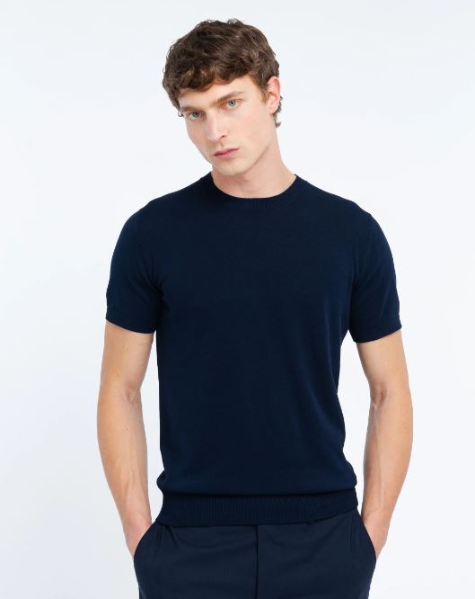 t-shirt in maglia di cotone