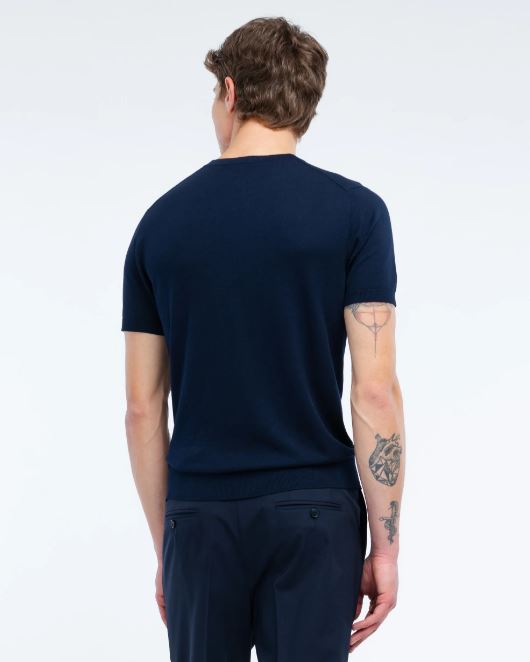 t-shirt in maglia di cotone