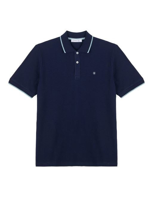 polo contrasti in piquet