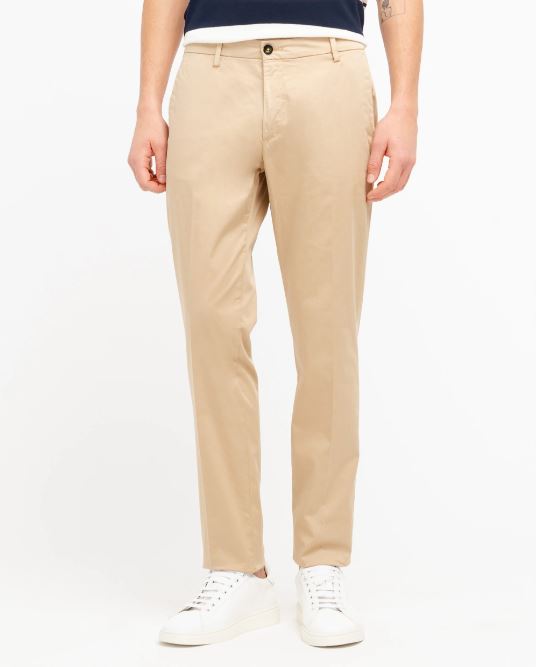 pantalone skinny raso di cotone stretch