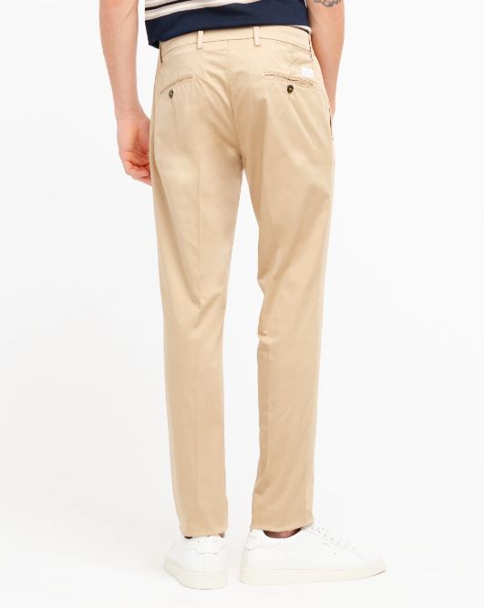 pantalone skinny raso di cotone stretch