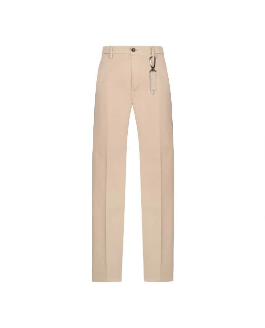 pantalone skinny raso di cotone stretch