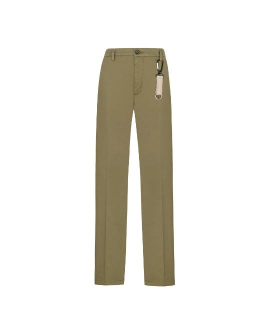 pantalone skinny raso di cotone stretch