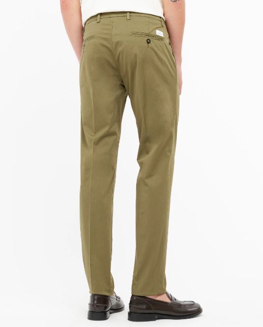 pantalone skinny raso di cotone stretch