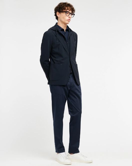 pantalone skinny raso di cotone stretch