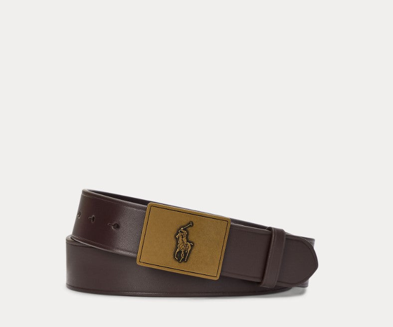 CINTURA IN PELLE CON TARGA PONY
