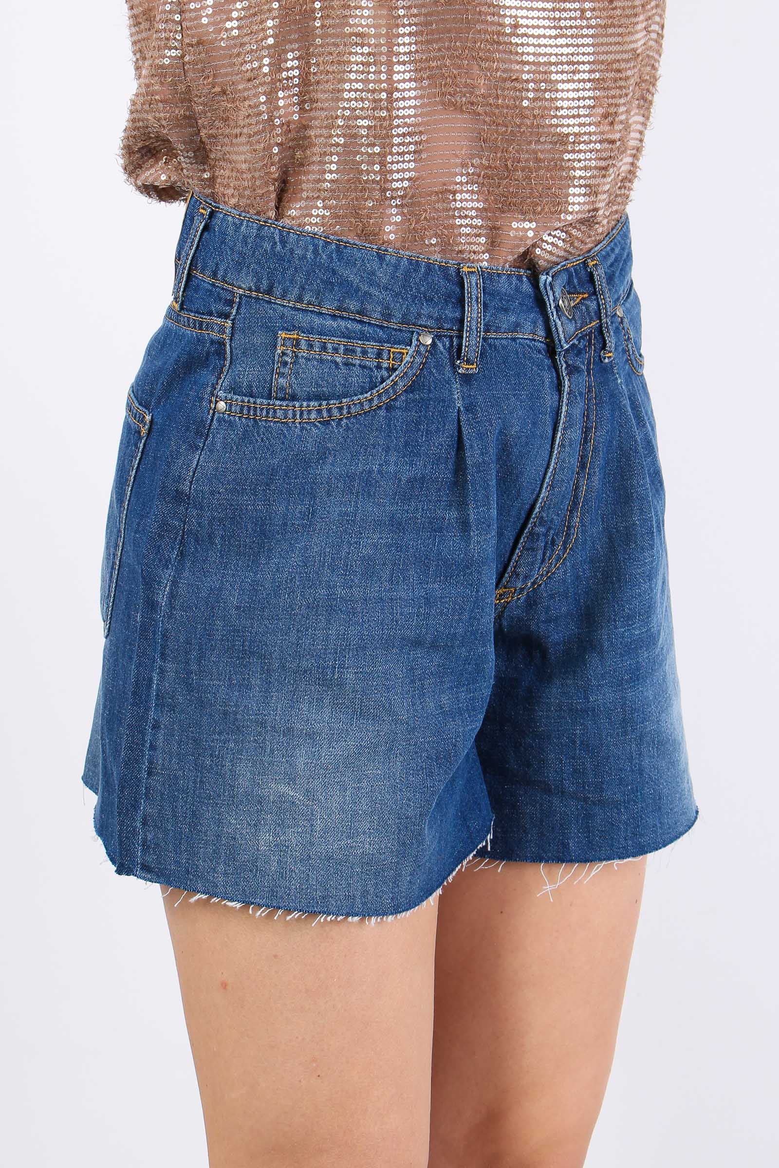 Ares Short Denim Pences Denim Scuro