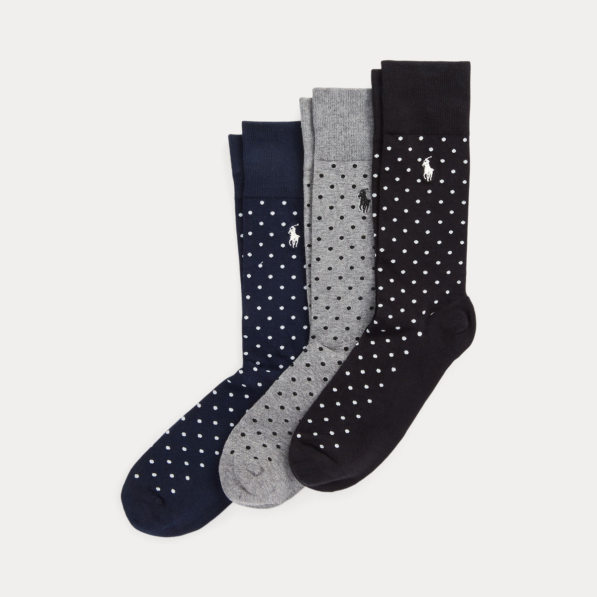 CONFEZIONE DA 3 CALZINI DA PANTALONE A POIS