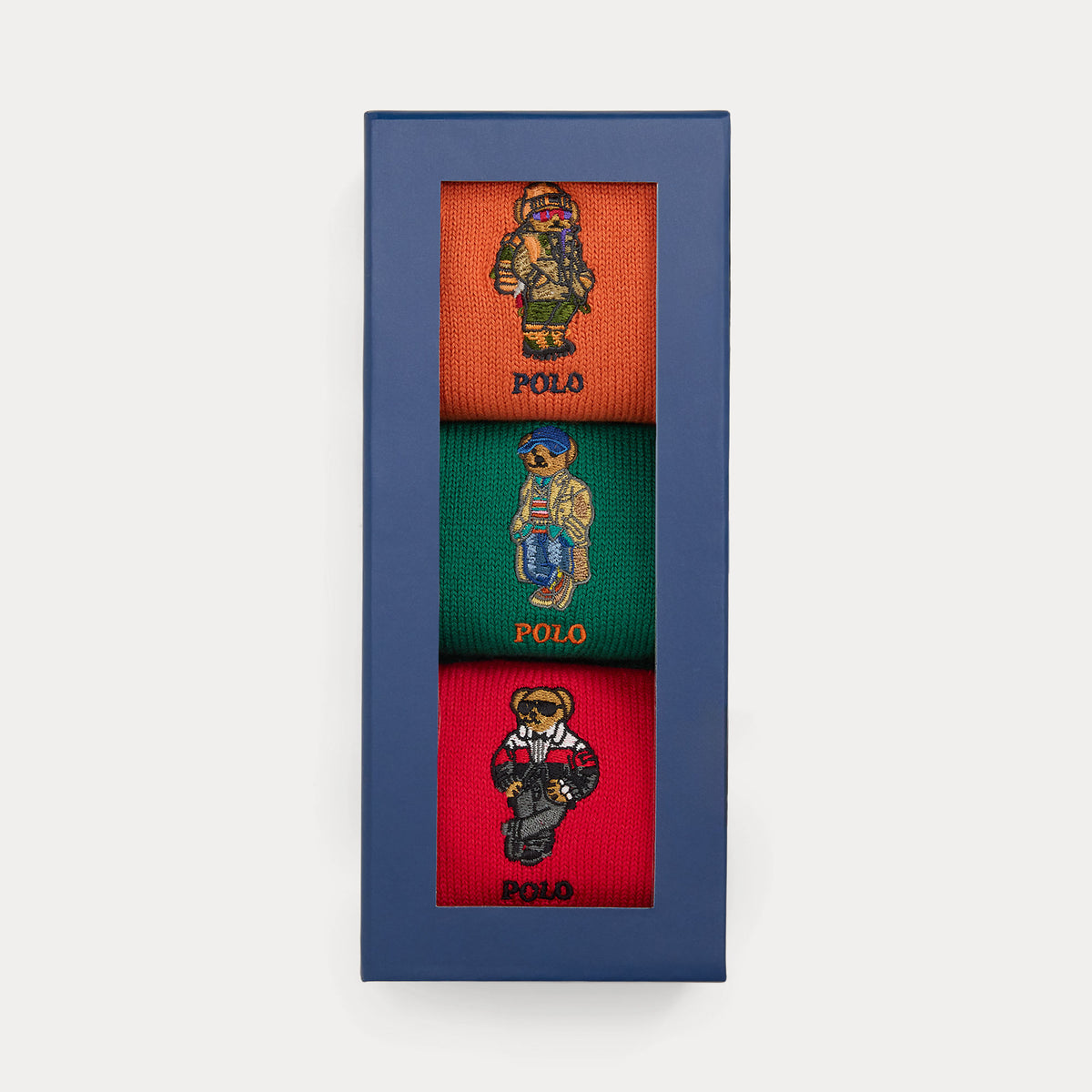 SET REGALO DI 3 CALZINI POLO BEAR CREW