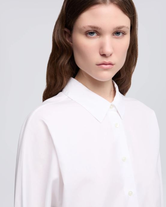 CAMICIA IN POPELINE DI COTONE