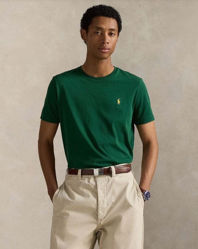 T-SHIRT GIROCOLLO IN JERSEY SLIM FIT