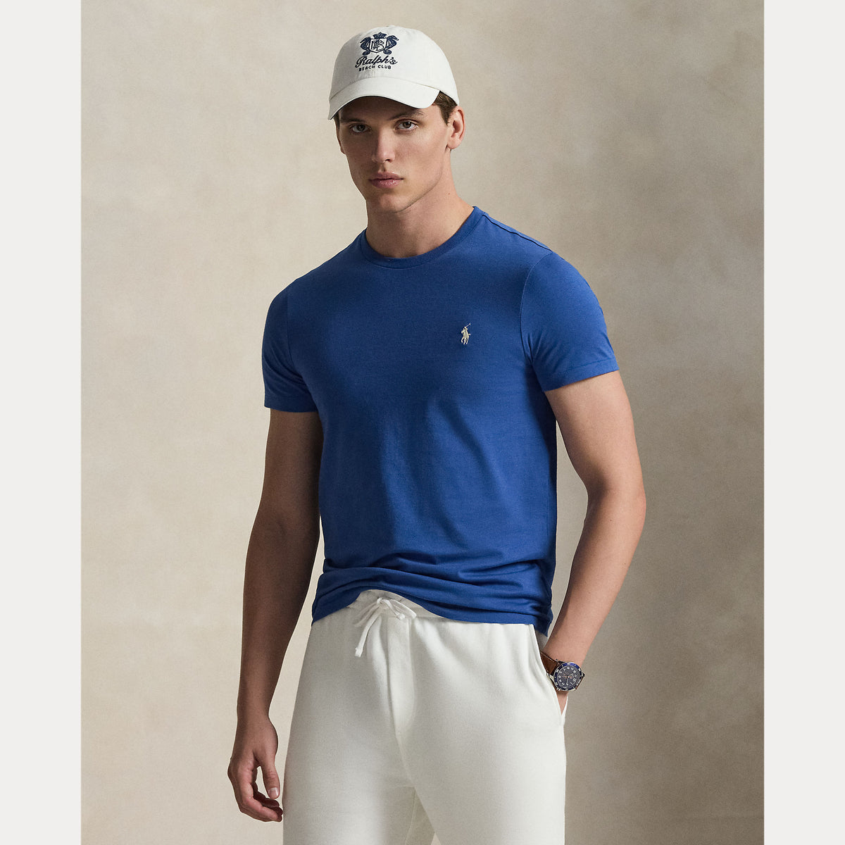 T-SHIRT GIROCOLLO IN JERSEY SLIM FIT