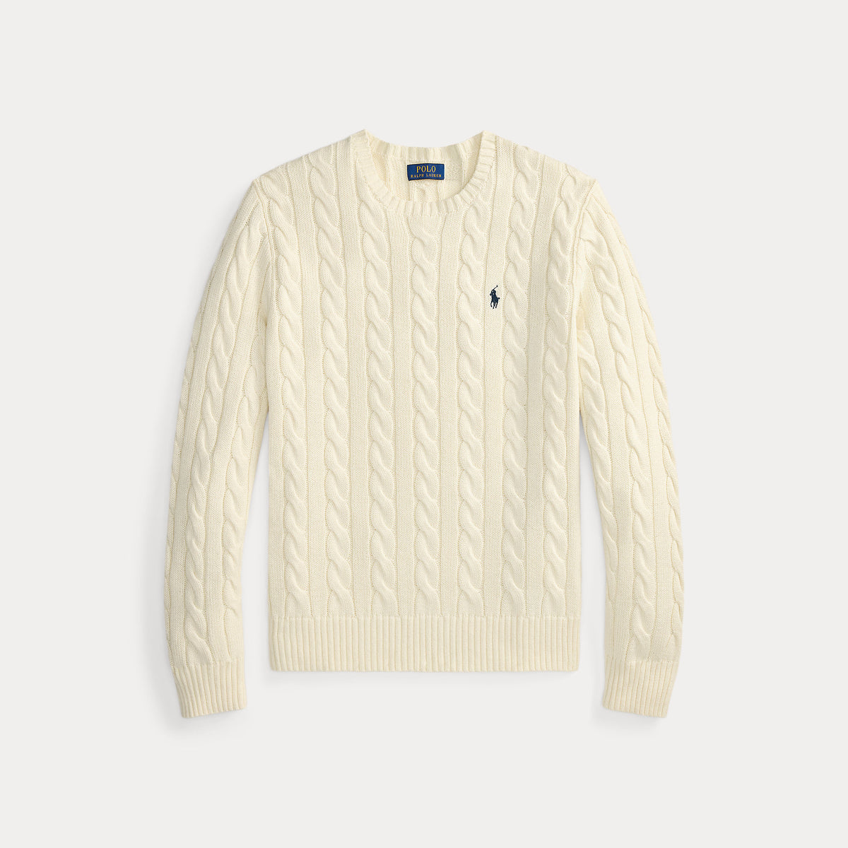 MAGLIONE IN COTONE A TRECCE
